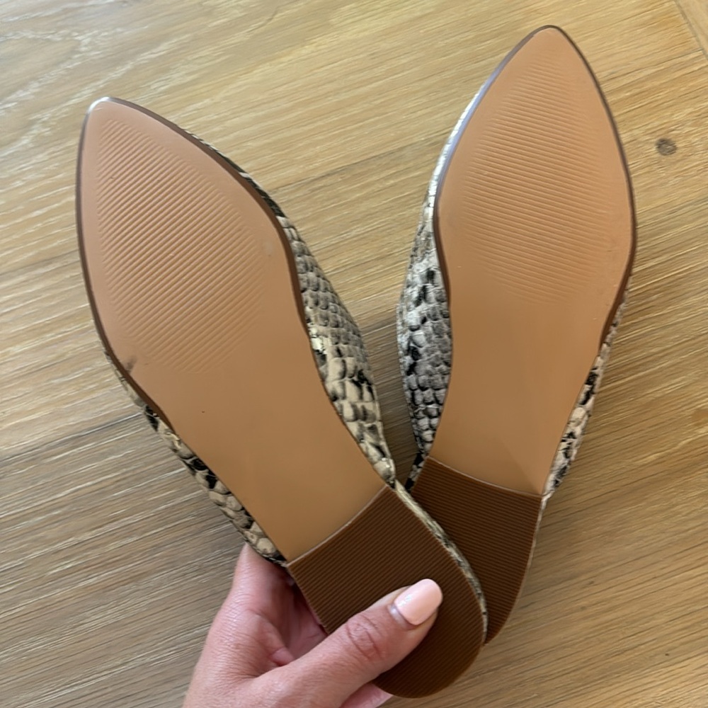 Steve Madden Snake Print Mules - Picture 5 of 5